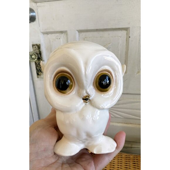 Vintage MCM Baby Snow White Big Eye Owl Anthony Freeman Mcfarlin - Picture 2 of 10